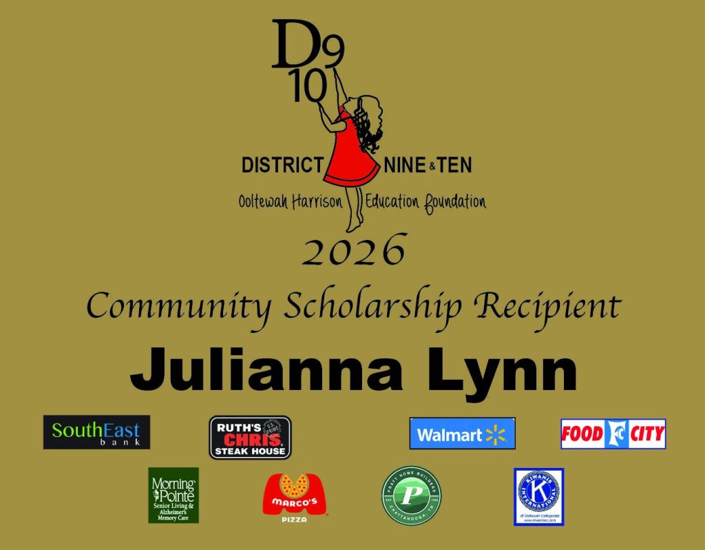 Julianna Lynn – 2026 Community Scholarship Recipient